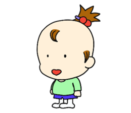 The Chonmage Boy sticker #7893404