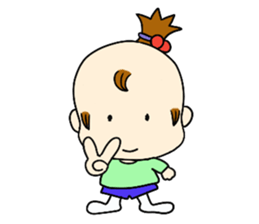 The Chonmage Boy sticker #7893408