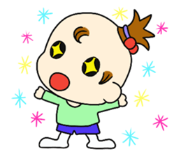 The Chonmage Boy sticker #7893409