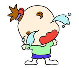 The Chonmage Boy sticker #7893411