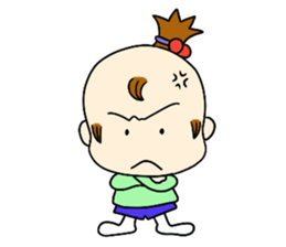 The Chonmage Boy sticker #7893414