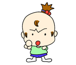 The Chonmage Boy sticker #7893415