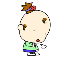 The Chonmage Boy sticker #7893416