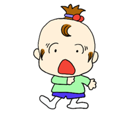 The Chonmage Boy sticker #7893417