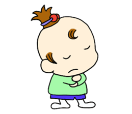 The Chonmage Boy sticker #7893418