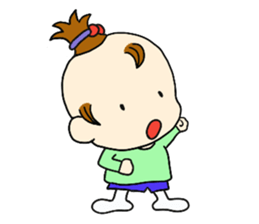 The Chonmage Boy sticker #7893419