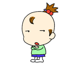 The Chonmage Boy sticker #7893420