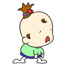 The Chonmage Boy sticker #7893423