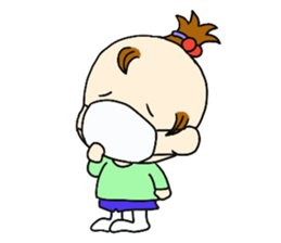 The Chonmage Boy sticker #7893429