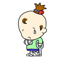 The Chonmage Boy sticker #7893431