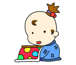 The Chonmage Boy sticker #7893433