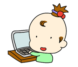 The Chonmage Boy sticker #7893435