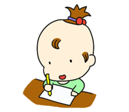 The Chonmage Boy sticker #7893436