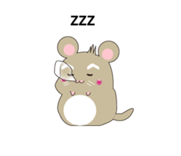 Roborovski hamster sticker #7893606