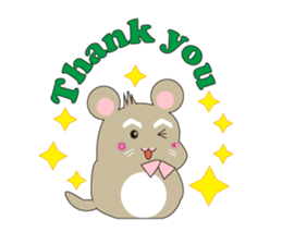 Roborovski hamster sticker #7893622