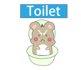 Roborovski hamster sticker #7893642