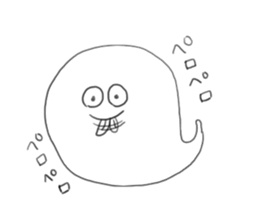ghost YANEN! sticker #7893830