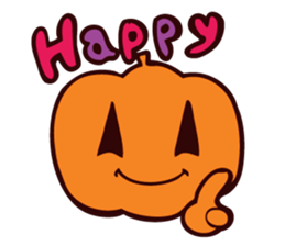Pumpkin and Ghost sticker #7894011