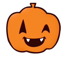 Pumpkin and Ghost sticker #7894012