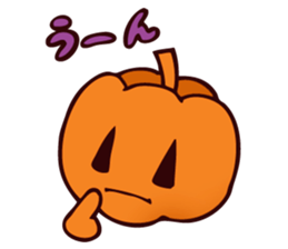 Pumpkin and Ghost sticker #7894015