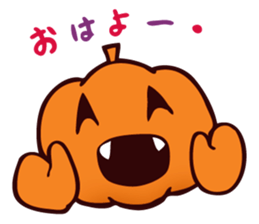 Pumpkin and Ghost sticker #7894016