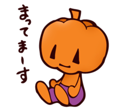 Pumpkin and Ghost sticker #7894030