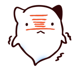 Pumpkin and Ghost sticker #7894043