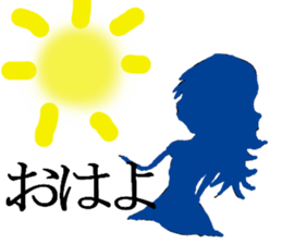 lady of shadow answer sticker #7894093