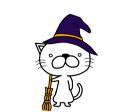 Autumn and Halloween catSticker of Japan sticker #7894204