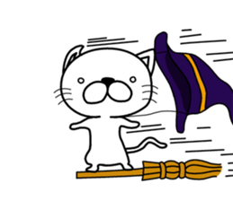 Autumn and Halloween catSticker of Japan sticker #7894214