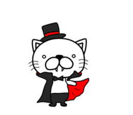 Autumn and Halloween catSticker of Japan sticker #7894215