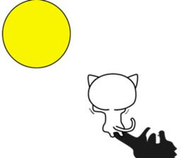 Autumn and Halloween catSticker of Japan sticker #7894216