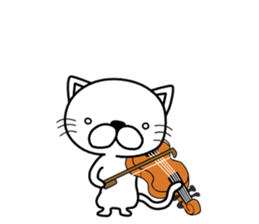 Autumn and Halloween catSticker of Japan sticker #7894225