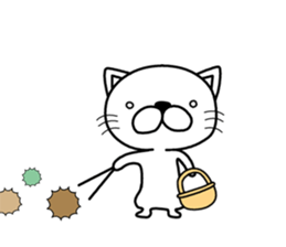 Autumn and Halloween catSticker of Japan sticker #7894227