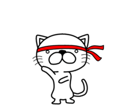 Autumn and Halloween catSticker of Japan sticker #7894232