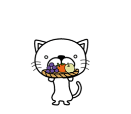 Autumn and Halloween catSticker of Japan sticker #7894233