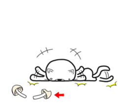 Autumn and Halloween catSticker of Japan sticker #7894239