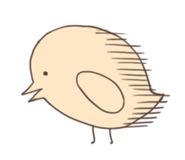 Mr. colorful little bird sticker #7894329