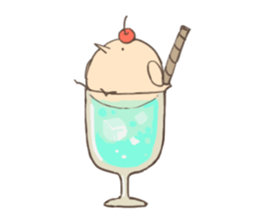 Mr. colorful little bird sticker #7894334