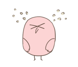 Mr. colorful little bird sticker #7894350