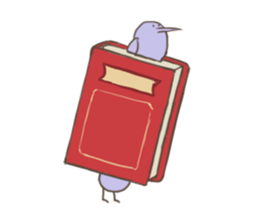 Mr. colorful little bird sticker #7894356