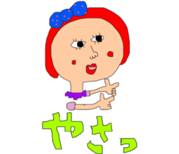 pretty pretty girl  uchina--- sticker #7894366