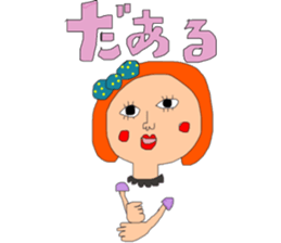 pretty pretty girl  uchina--- sticker #7894371