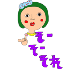 pretty pretty girl  uchina--- sticker #7894375