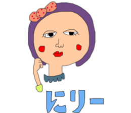 pretty pretty girl  uchina--- sticker #7894378