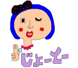 pretty pretty girl  uchina--- sticker #7894382