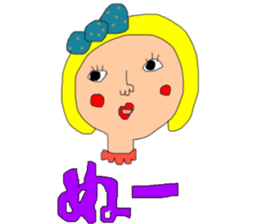 pretty pretty girl  uchina--- sticker #7894385