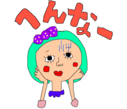 pretty pretty girl  uchina--- sticker #7894388