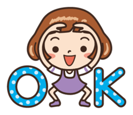 Because is a girl...[Everyday] sticker #7894566