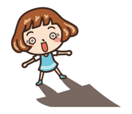 Because is a girl...[Everyday] sticker #7894592